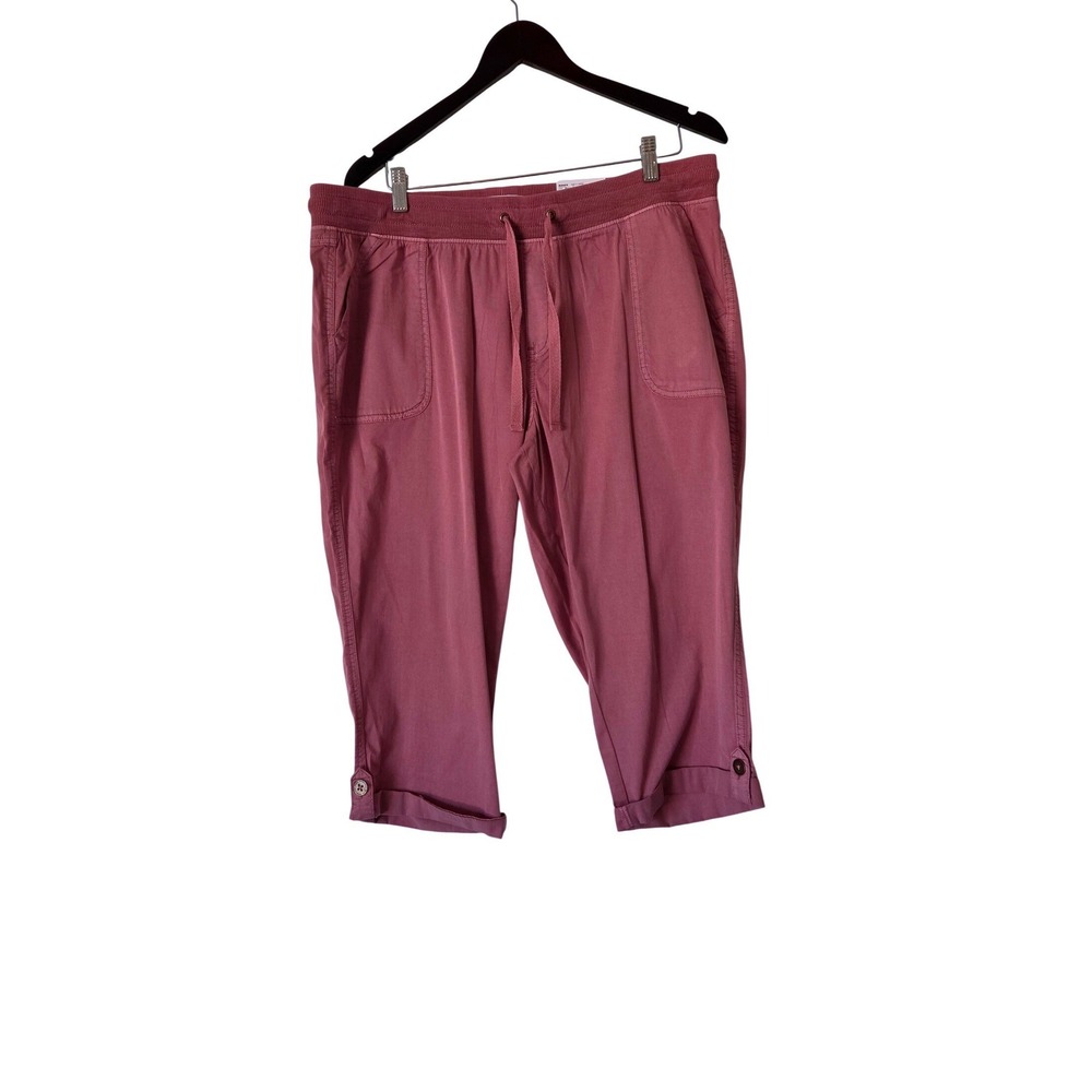 Sonoma Goods for Life Mauve Pink Capri Pants Women's XL NWT